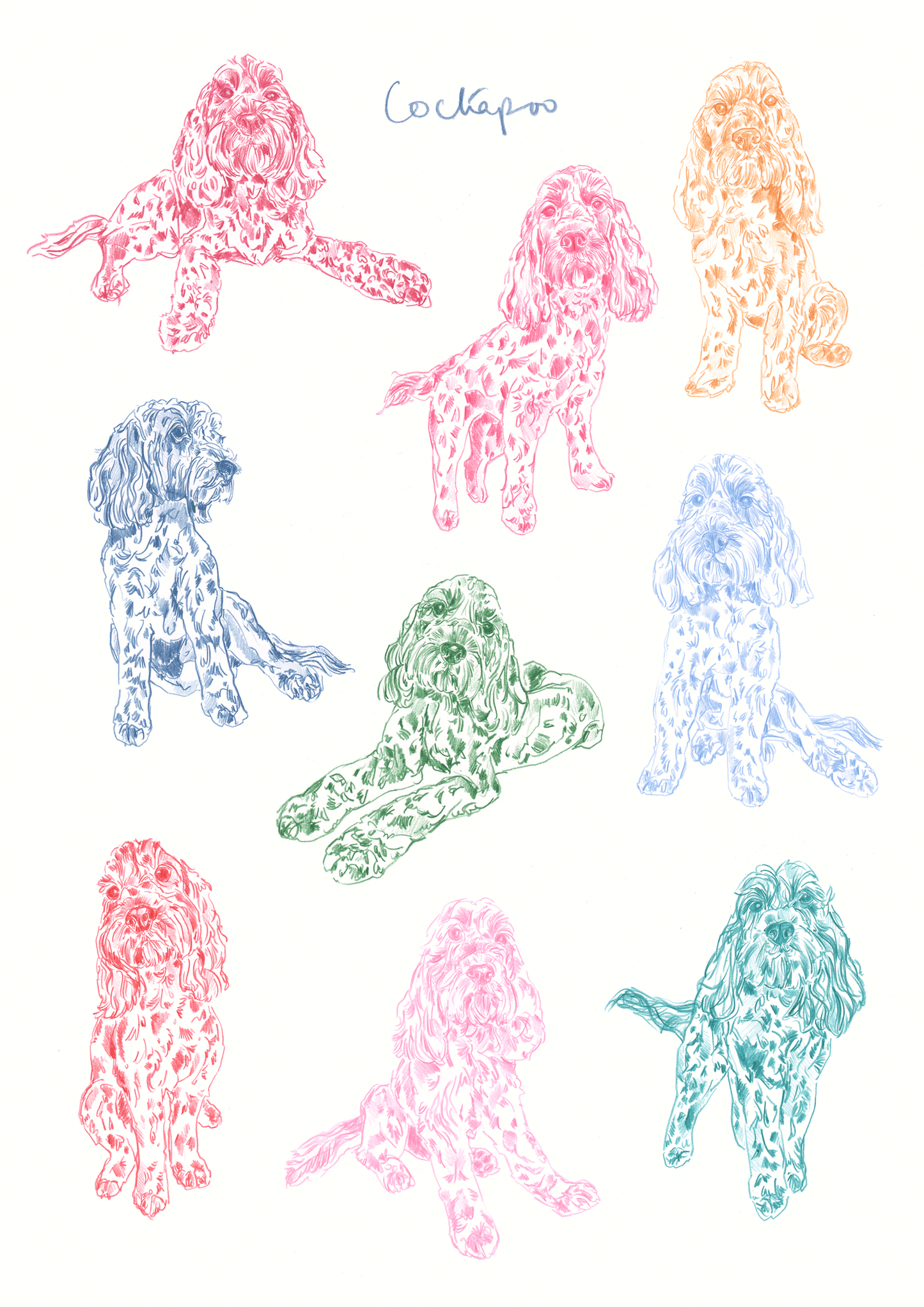 Cockapoo Print