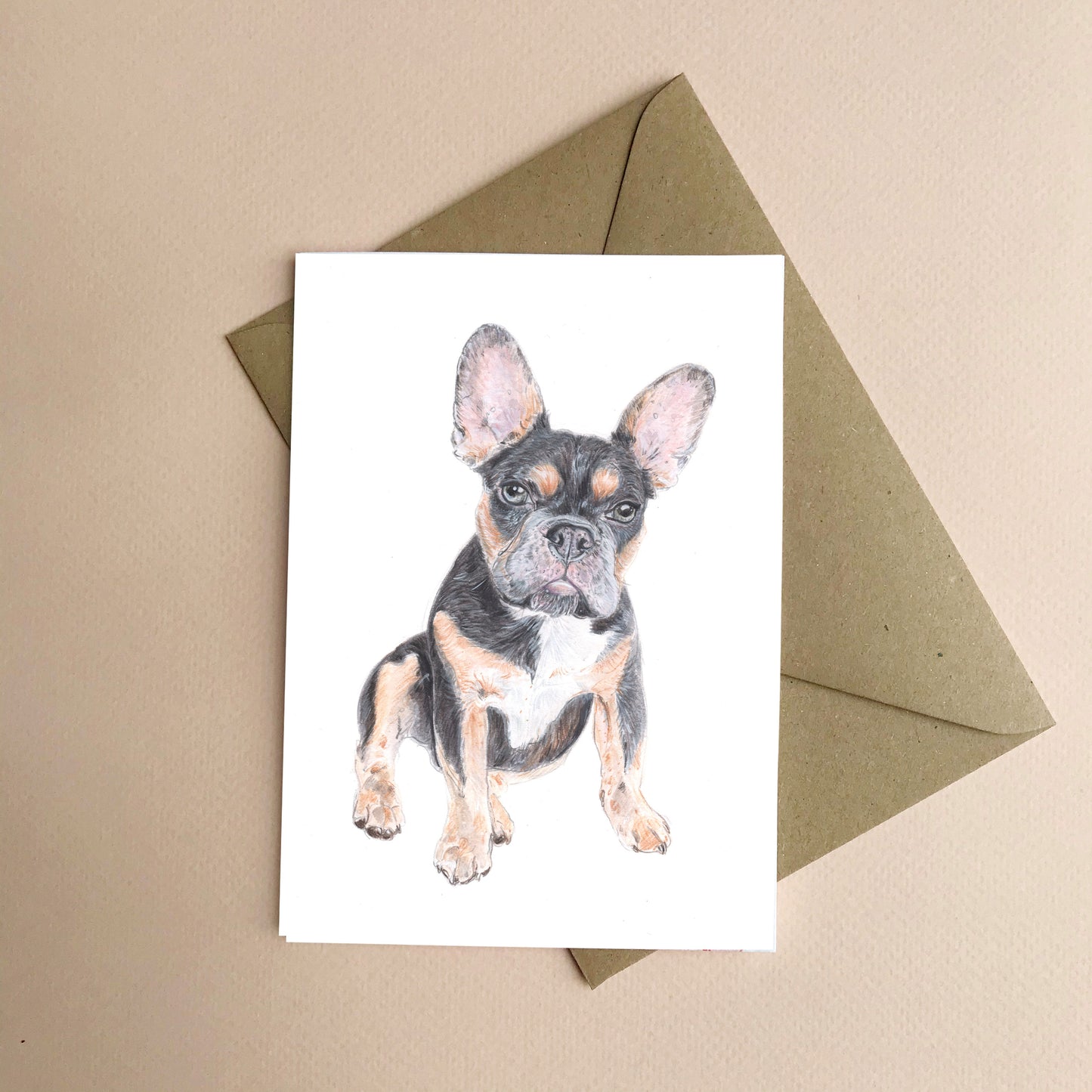 French Bulldog Card