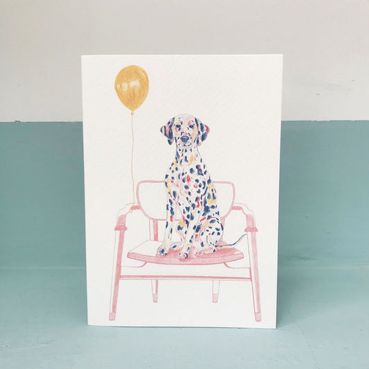 Dalmation on Chair